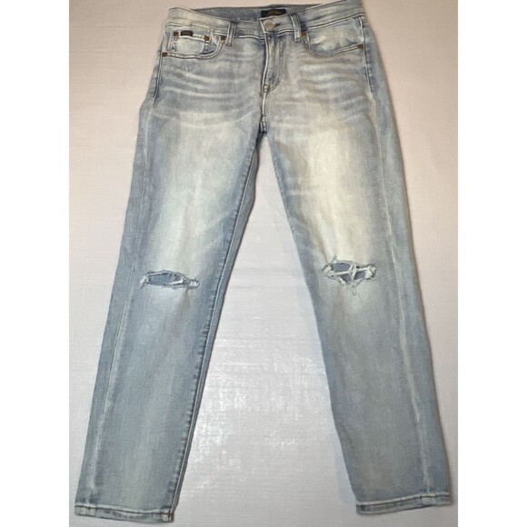 Polo Ralph Lauren The Tompkins Skinny Crop Size 27 - Picture 3 of 8